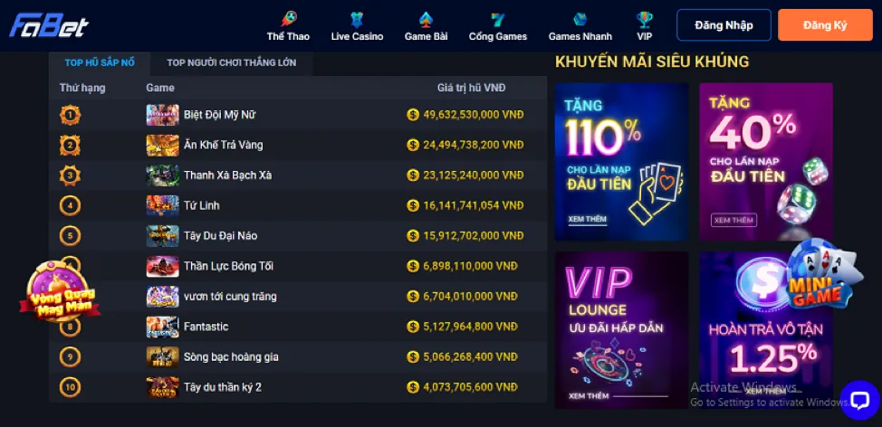 Thưởng chào mừng mm88l